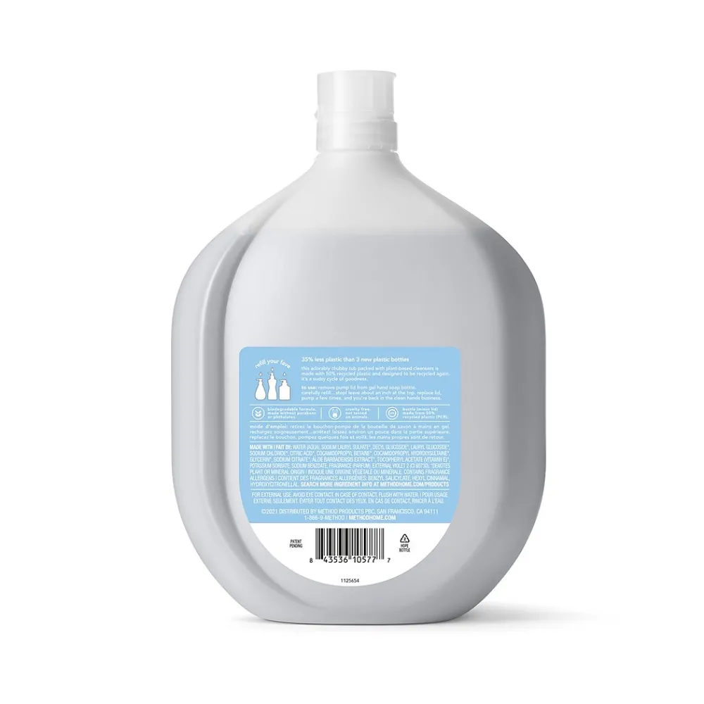 Gel Hand Soap Refill, Sweet Water Scent, 34 Fl. Oz. (328104)<Method New