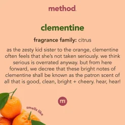 Liquid Dish Soap, Clementine, 18 oz. (10183)<Method Outlet