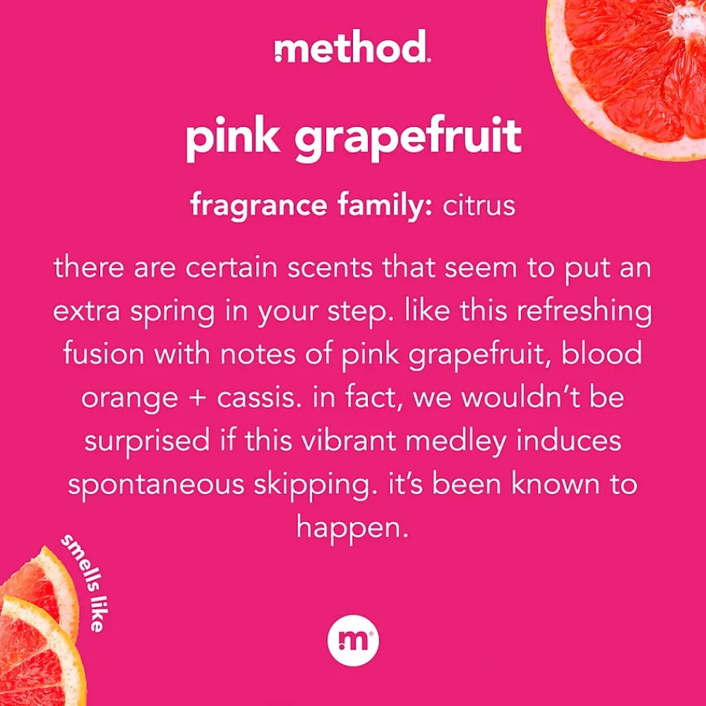 Liquid Hand Soap, Pink Grapefruit Scent, 12 Oz. (MTH00039)<Method Clearance