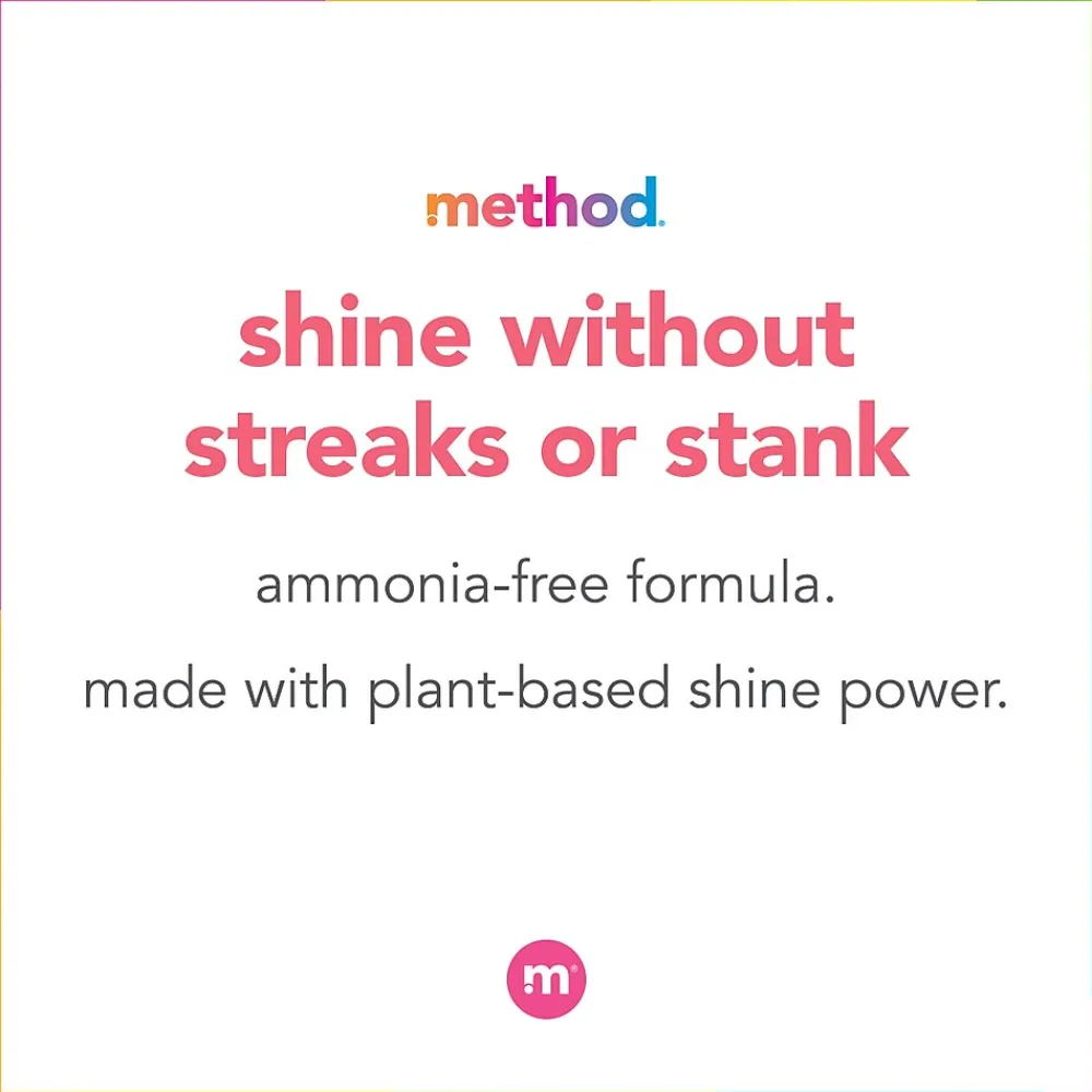Plant-Based Glass Cleaner, Mint, 28 Ounce (00003)<Method Sale