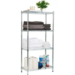 Shelving*Mind Reader 4 Shelf Adjustable Garage Shelving, 11.75