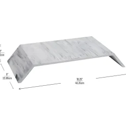 Sale Mind Reader Contemporary Monitor Stand and Laptop Riser, White (MARMON-WHT)