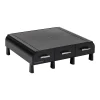 Sale Mind Reader Monitor Stand and Desktop Organizer with 3 Storage Drawers, Black (MONSTA3D-BLK)