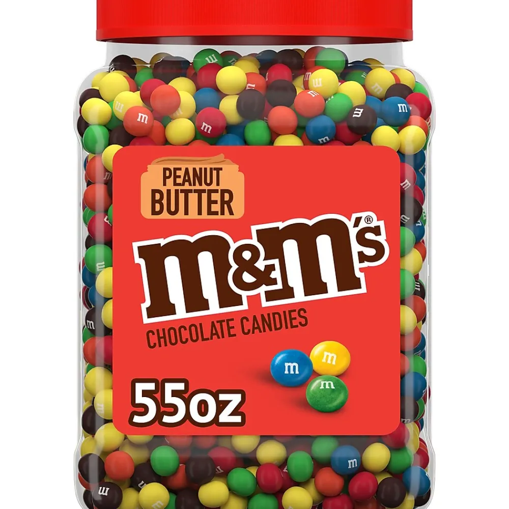 M&M's Peanut Butter Milk Chocolate Pieces, 55 oz. (220-02034)