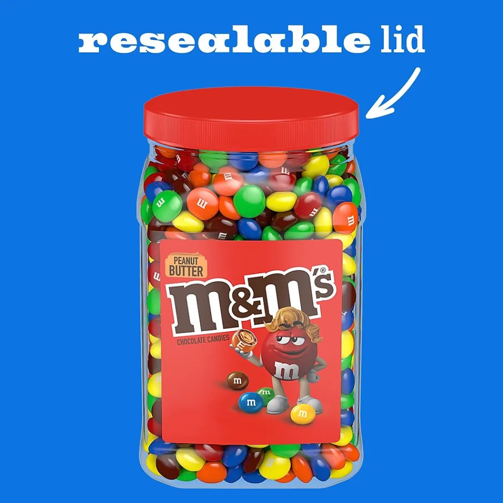 M&M's Peanut Butter Milk Chocolate Pieces, 55 oz. (220-02034)