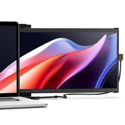 Clearance Mobile Pixels Inc. Mobile Pixels DUEX MAX DS 14.1" 60Hz LCD Portable Monitor, Black (101-1007G01)