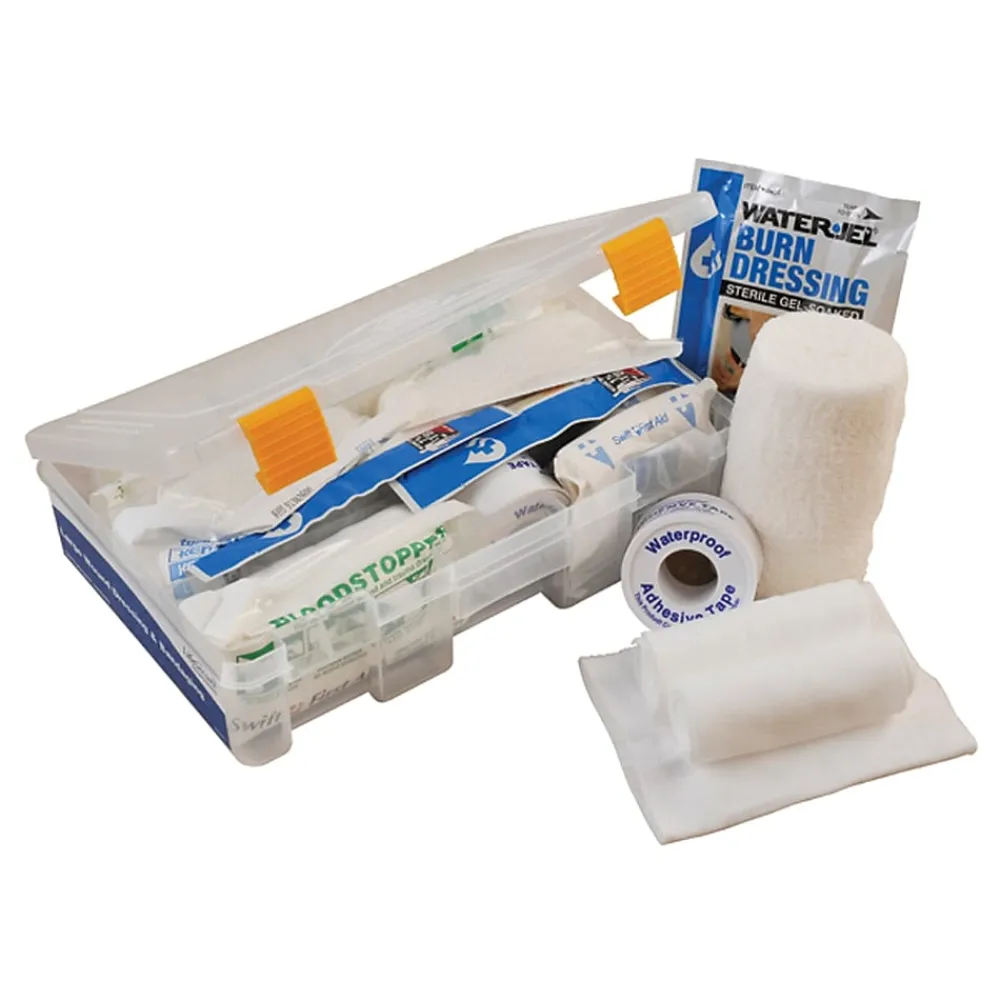 MobileAid EASY-ROLL Modular Trauma First Aid Station with BleedStop Compact 100 BLEEDING CONTROL & Gunshot Wound Kit (31500)