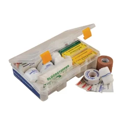 MobileAid Trauma BLS (Basic Life Suppport) EASY-ROLL Modular First Aid Station with Oxygen Tank Holder & AED Strap (31580)