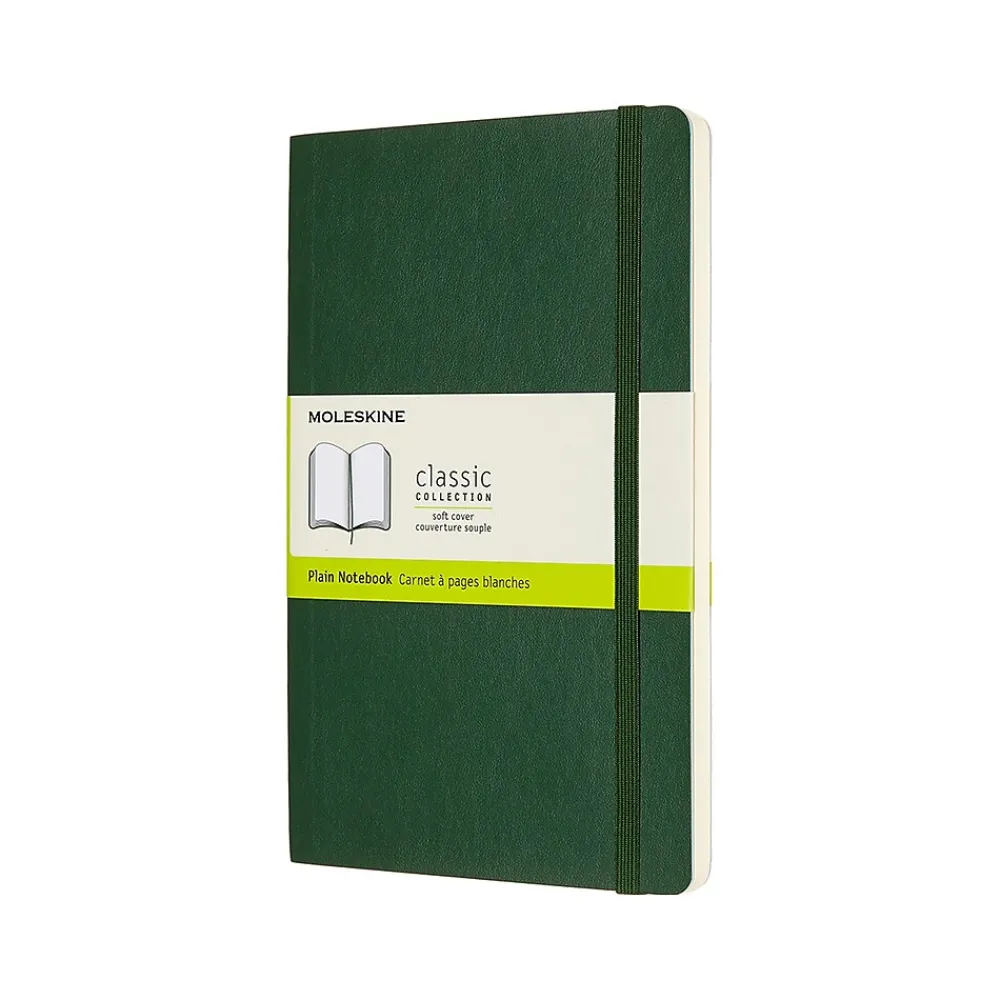 Notebooks|Moleskine Classic Pocket Notebook, 5" x 8.25", 96 Sheets, Green (600028)