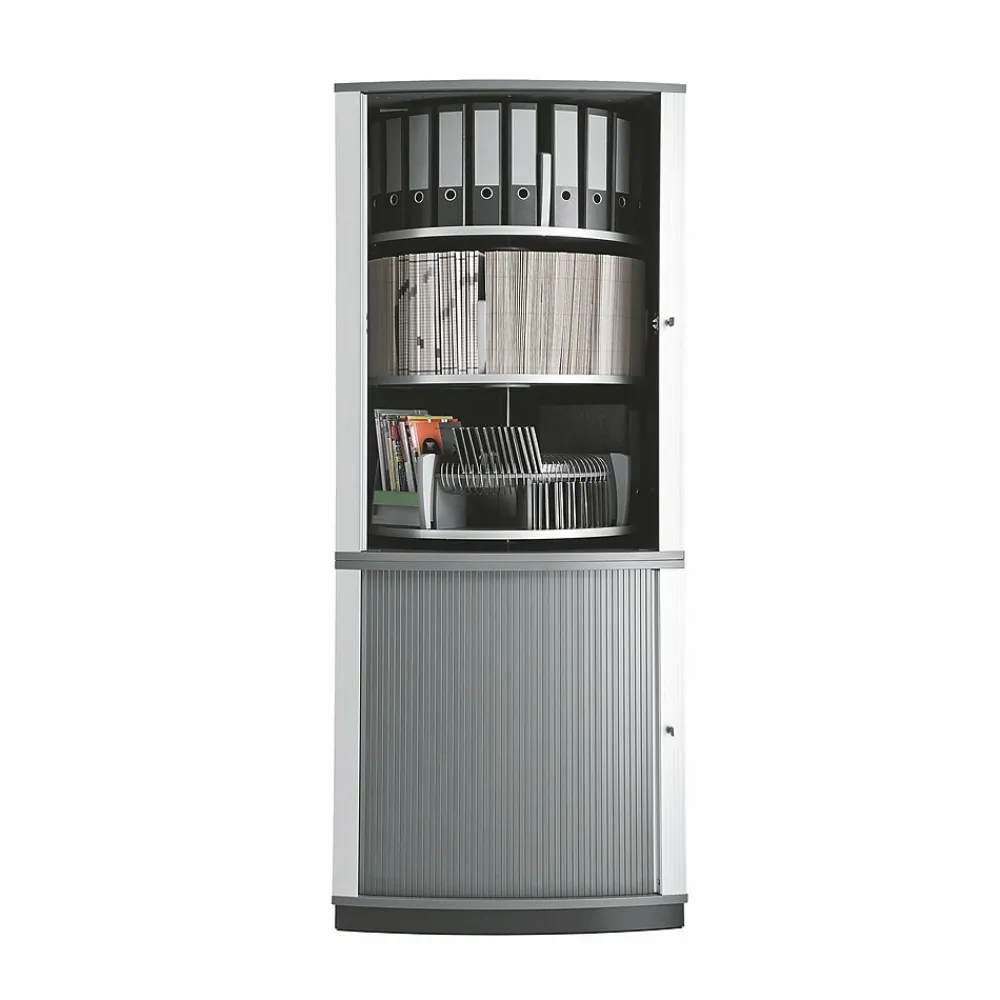 Storage Cabinets*Moll ® 85" Five Tier Lockfile Carousel Cabinet, Graphite