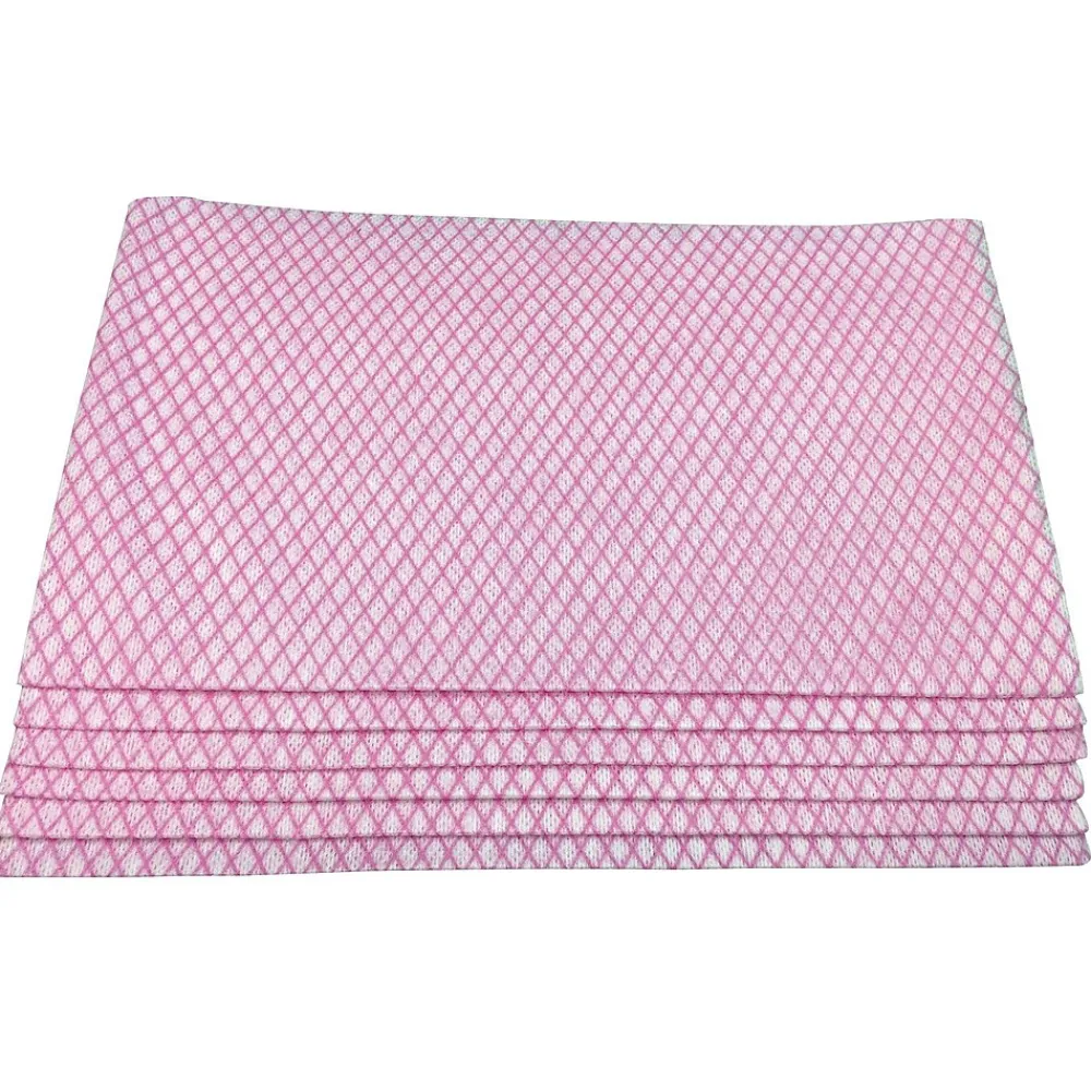 Nylon Food Service Wipers, 20" x 13", Pink, 200 Wipers/Box (NWW-PFSW-200)<Monarch Brands