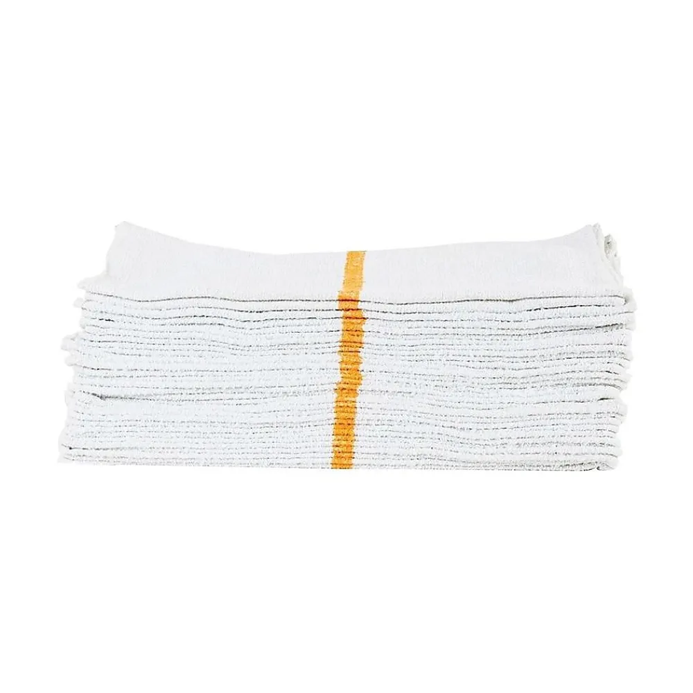 Terry Cleaning Wipers, 19" x 16", White, 60 Wipers/Box (N030-W69S-5DZ)<Monarch Brands New
