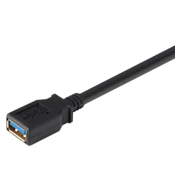 Monoprice 113751 6' USB 3.0 A to A Female Extension Cable, M/F, Black