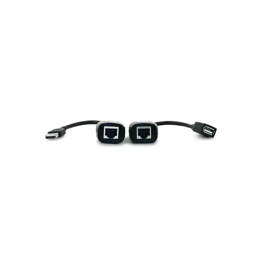 Monoprice ® 150' USB over CAT5E/CAT6 Extender, Black