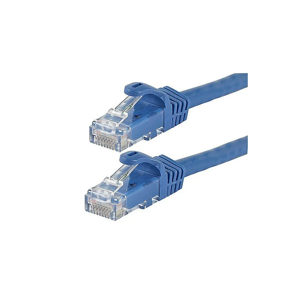 Monoprice FLEXboot Series 50' 24 AWG CAT-6 UTP Ethernet Network Cable, Blue