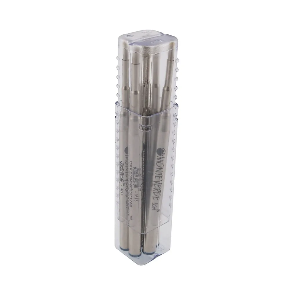 Pens|Monteverde ® Medium Ballpoint Refill For Montblanc Ballpoint Pens, 6/Pack, Green