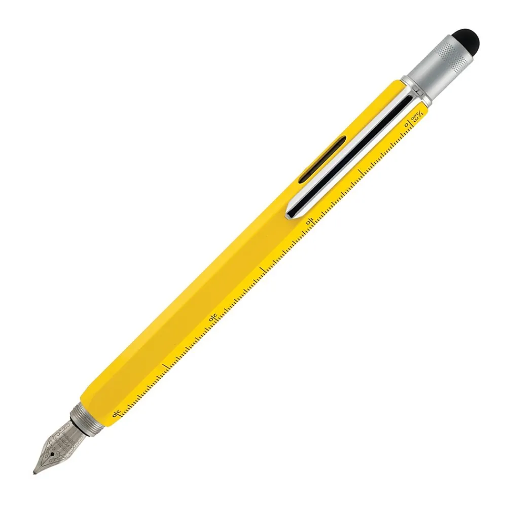Pens|Monteverde One Touch Fountain Pen, Medium Point, Black Ink (MV35231)