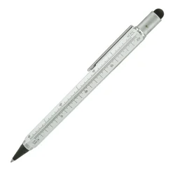 Pens|Monteverde One Touch Tool Inkball Pen with Stylus, Silver (MV35221)