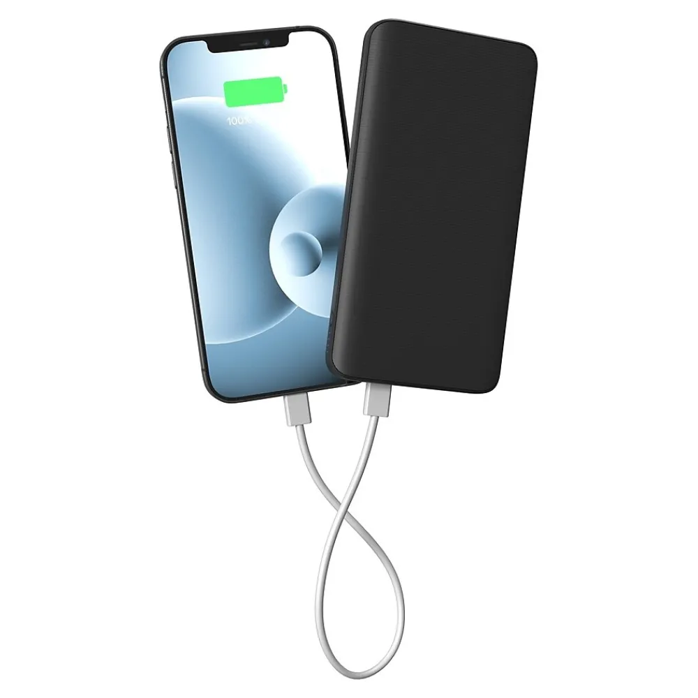 Power Boost 10K mAh Portable battery USB-A and USB-C inputs, Black (401108800)<Mophie Online