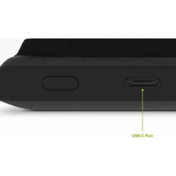 snap+ juice pack Magnetic Wireless Charger with Mini Wallet, 5000 mAh, Black (401108985)<Mophie Online