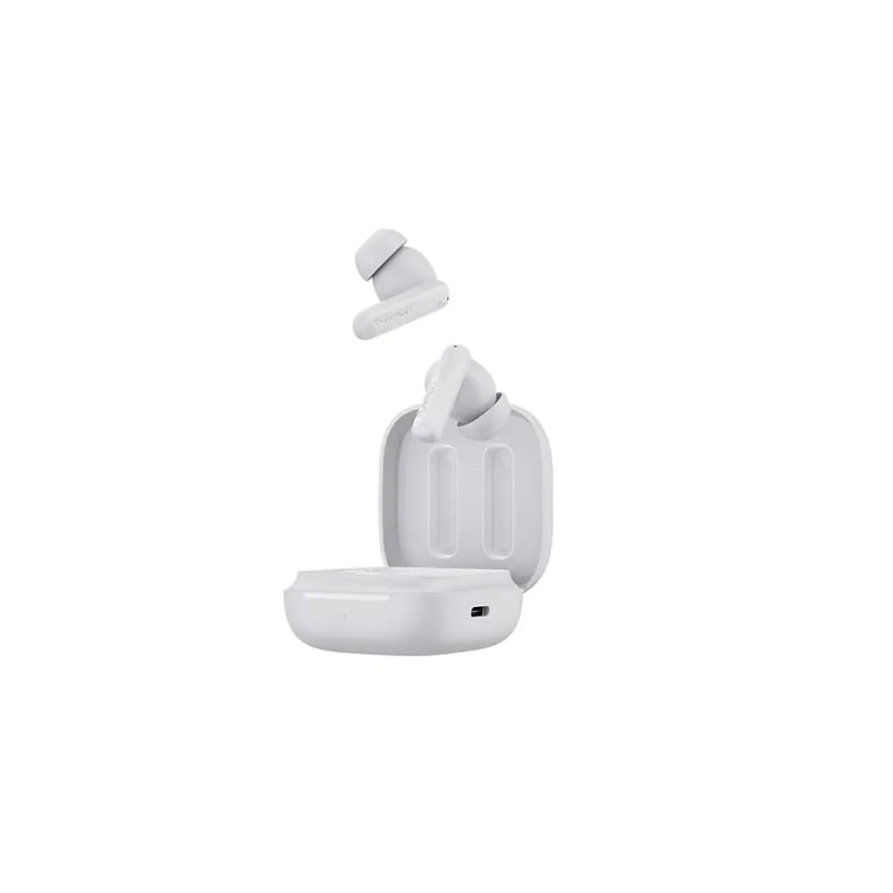 Nemesis Wireless Active Noise Canceling Earbuds, Bluetooth, White (TW2750W)<Morpheus 360 Hot