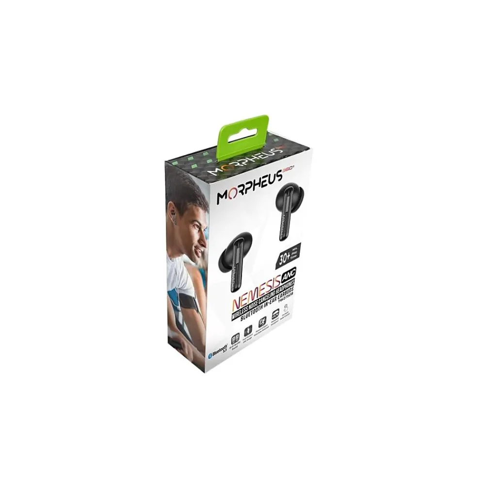 Nemesis Wireless Noise Cancelling Headphones, Black (TW2750B)<Morpheus 360 Outlet