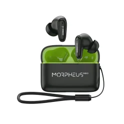 Nemesis Wireless Earbuds, Bluetooth, Black (TW1800B)<Morpheus 360 Outlet