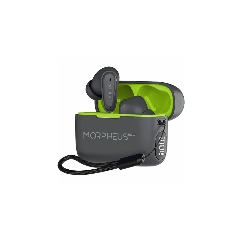 Nemesis Wireless Ambient Sound Earbuds, Bluetooth, Gray (TW1800G)<Morpheus 360 Online