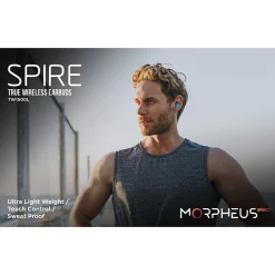 Spire Wireless Earbuds, Bluetooth, Island Blue (TW1500L)<Morpheus 360 Clearance