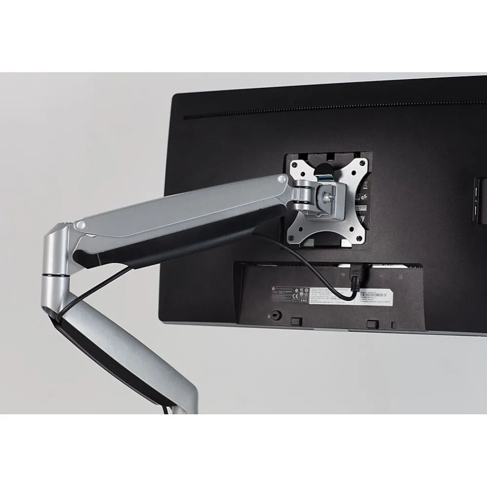 Online Mount-It! Mount it Display Stands Adjustable Monitor Arm, Up to 32", Silver (MI-1771)
