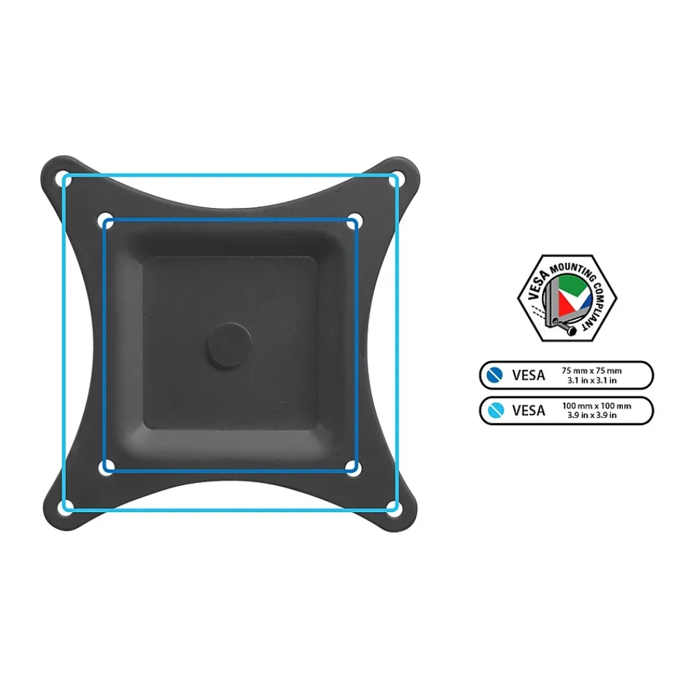 Online Mount-It! Mount it Mount-lt! Adjustable Monitor Arm, Up to 27", Black (MI-751)