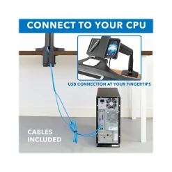 Best Mount-It! Adjustable Dual-Monitor Mount, Up to 27