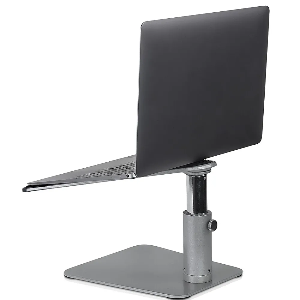 Adjustable Height Laptop Risers for 11"-15" Laptops, Silver (MI-7271)<Mount-It! Hot