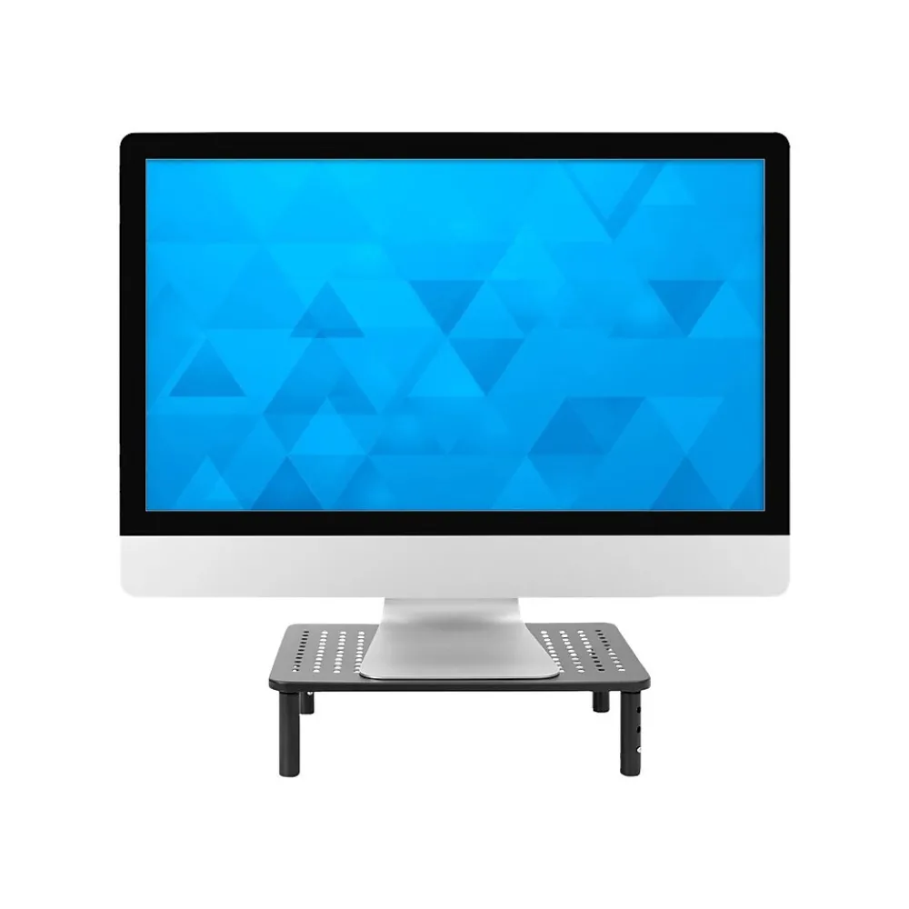 Mount-It! Adjustable Monitor Stand, Up to 32", Black (MI-7363)