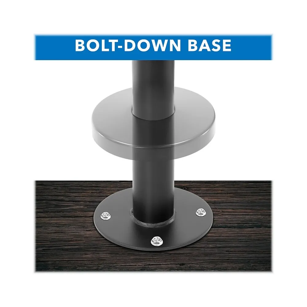 Outlet Mount-It! Adjustable POS Monitor Mount, Up to 23", Black (MI-3796)