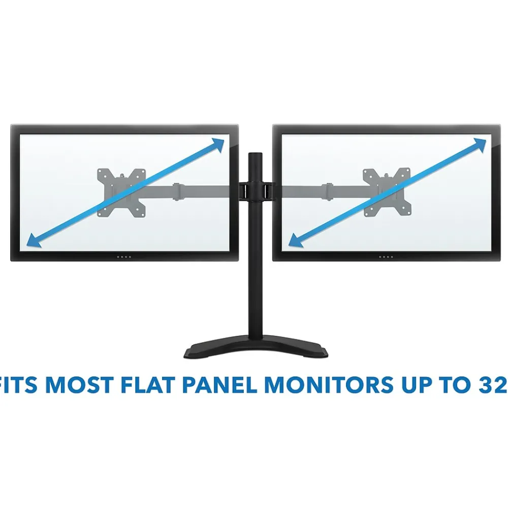 Mount-It! Dual Monitor Stand for 19"-32" Screens (MI-2781B)