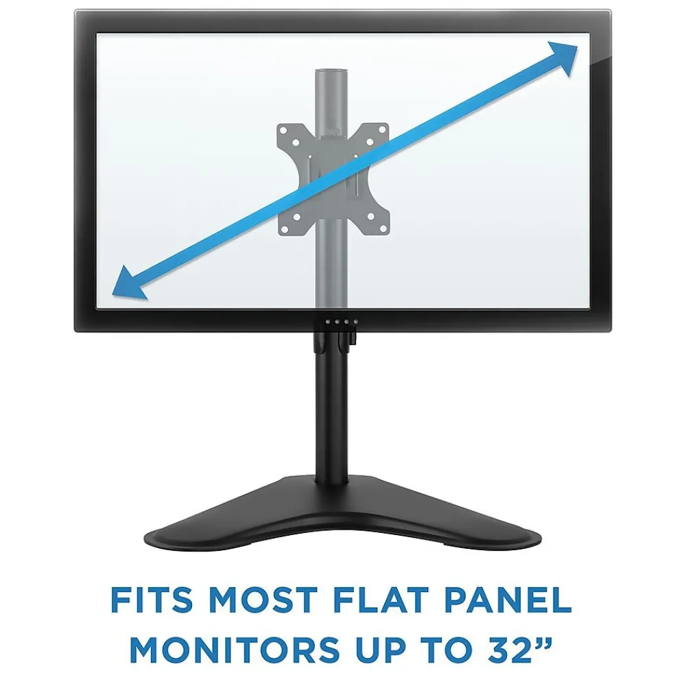 Clearance Mount-It! Single Monitor Mount Desk Stand For 22" to 32" Monitors (MI-1757)