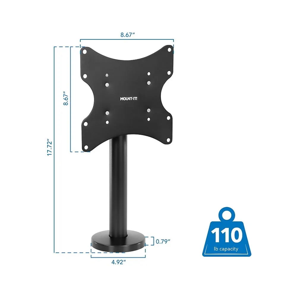 Best Mount-It! Stand for LCD Display, Screen Size: 23" - 43", 110 lbs. Max. (MI-855)