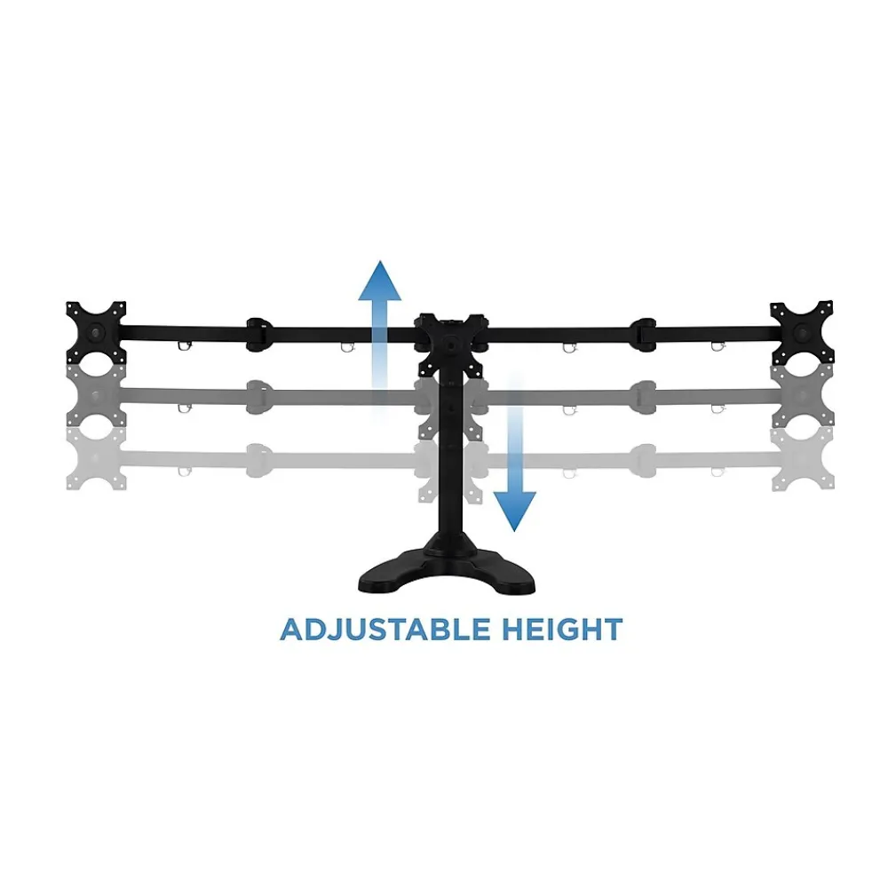 Online Mount-It! Mount-lt! Adjustable Monitor Mount, Up to 24", Black (MI-789)
