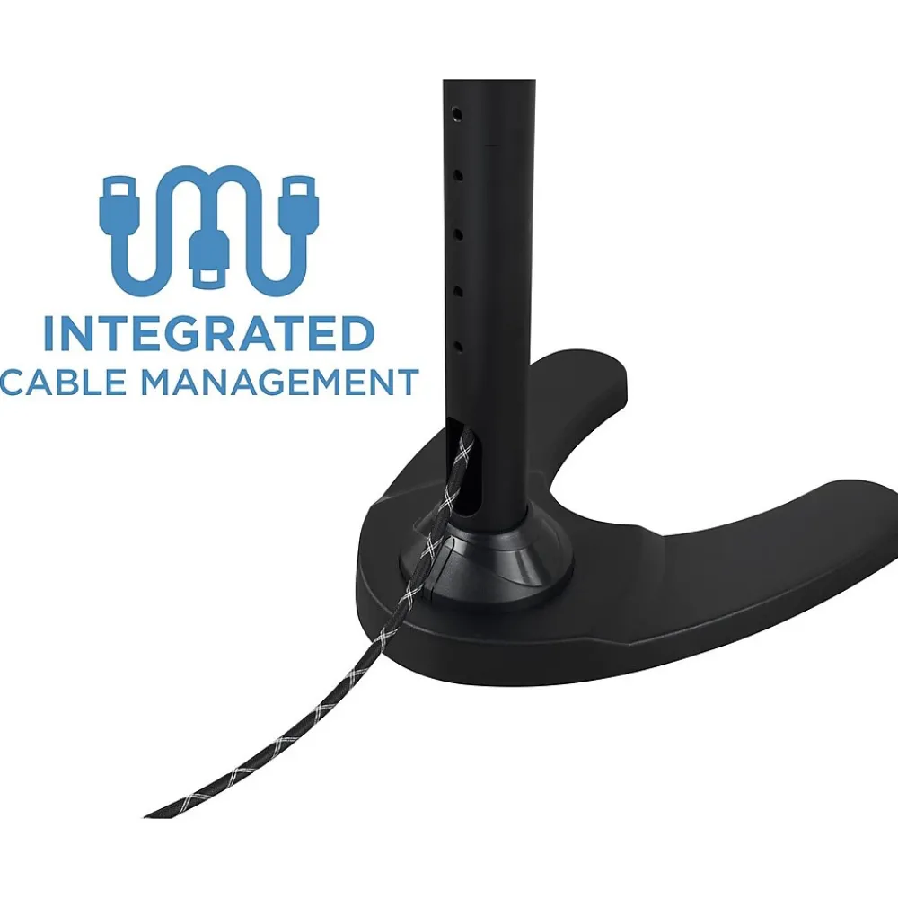 Online Mount-It! Mount-lt! Adjustable Monitor Mount, Up to 24", Black (MI-789)