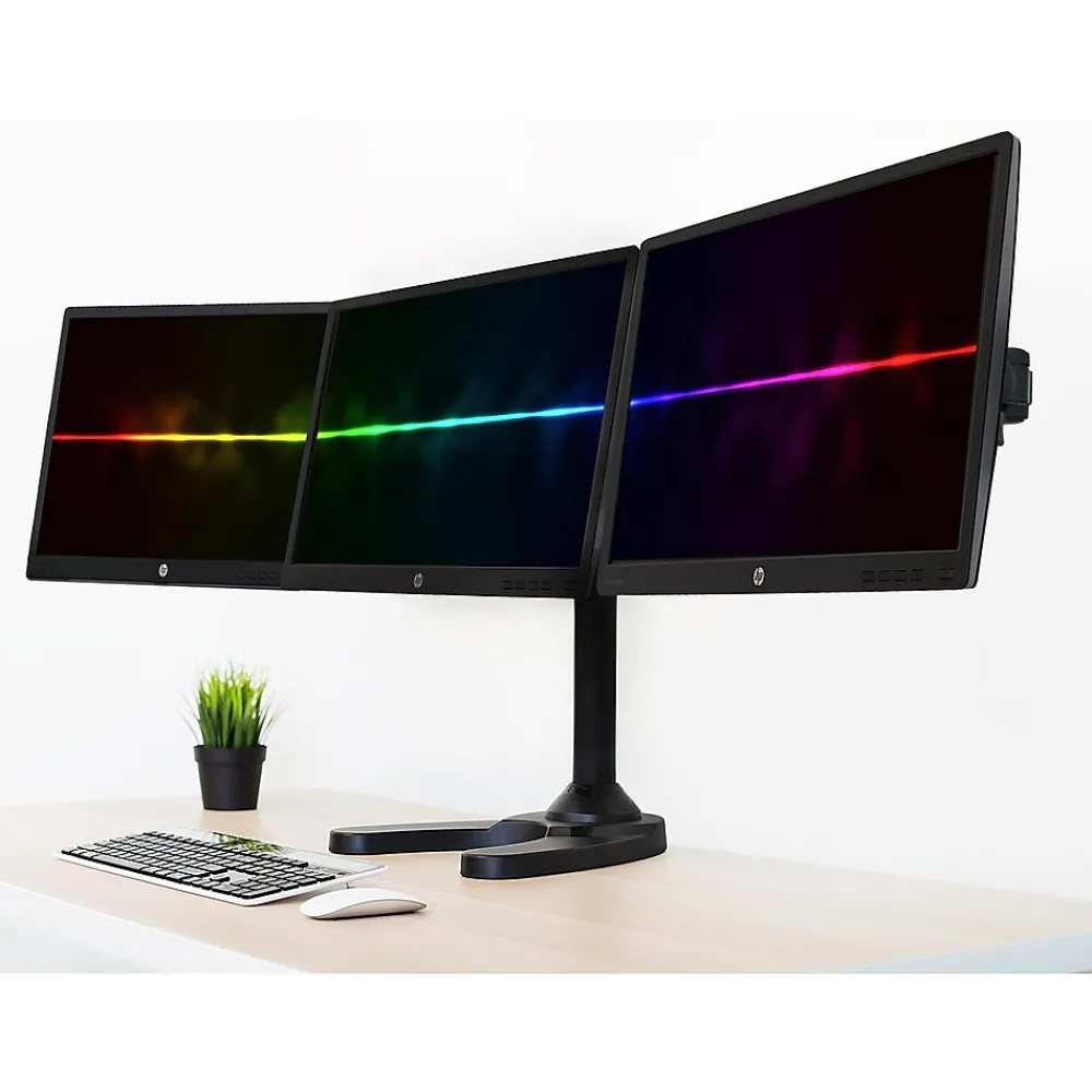 Online Mount-It! Mount-lt! Adjustable Monitor Mount, Up to 24", Black (MI-789)