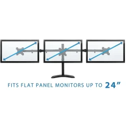 Online Mount-It! Mount-lt! Adjustable Triple Monitor Stand, Up to 27