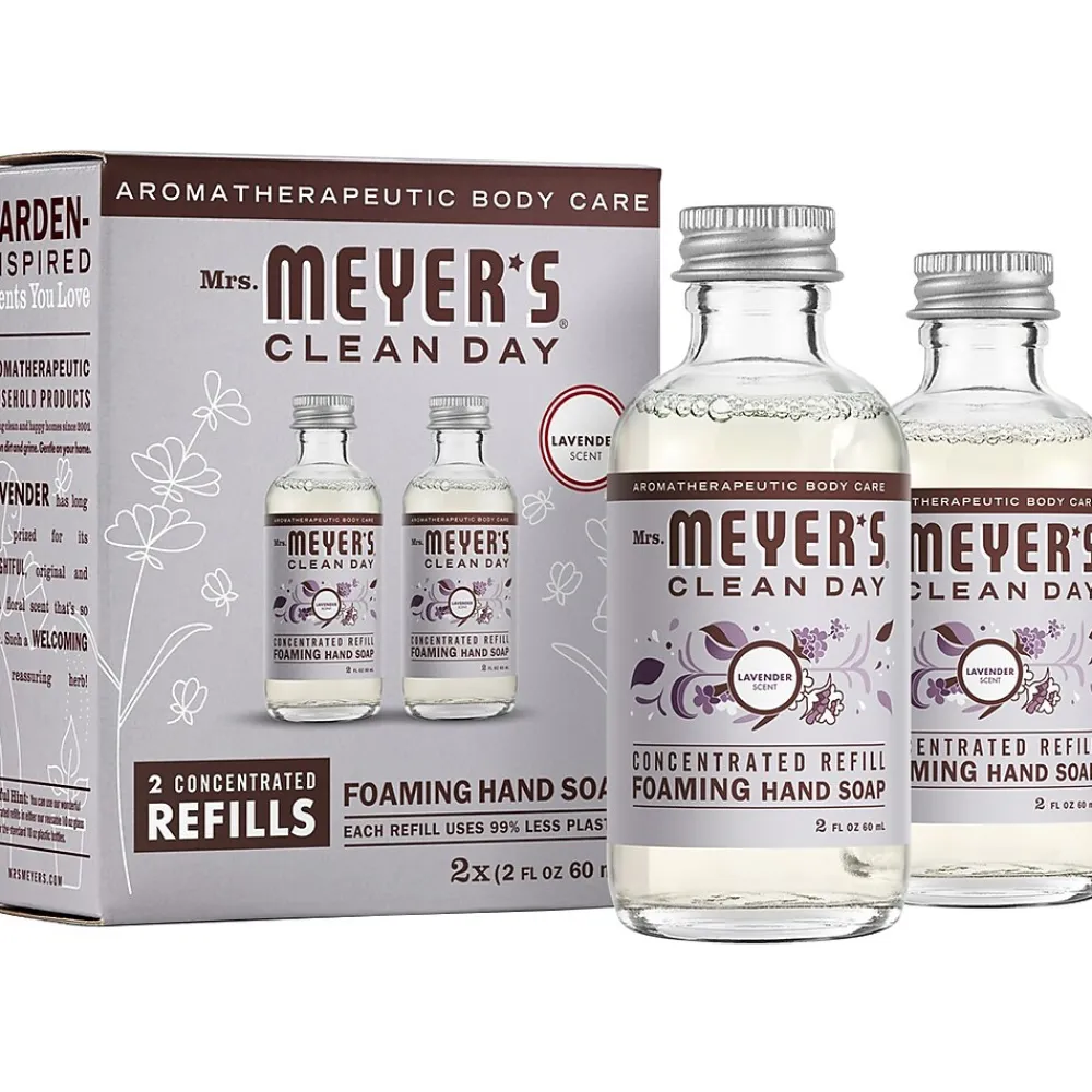 Clean Day Foaming Hand Soap Refill, Lavender Scent, 2 Fl. Oz., 2/Pack (355611)<Mrs. Meyer's Outlet