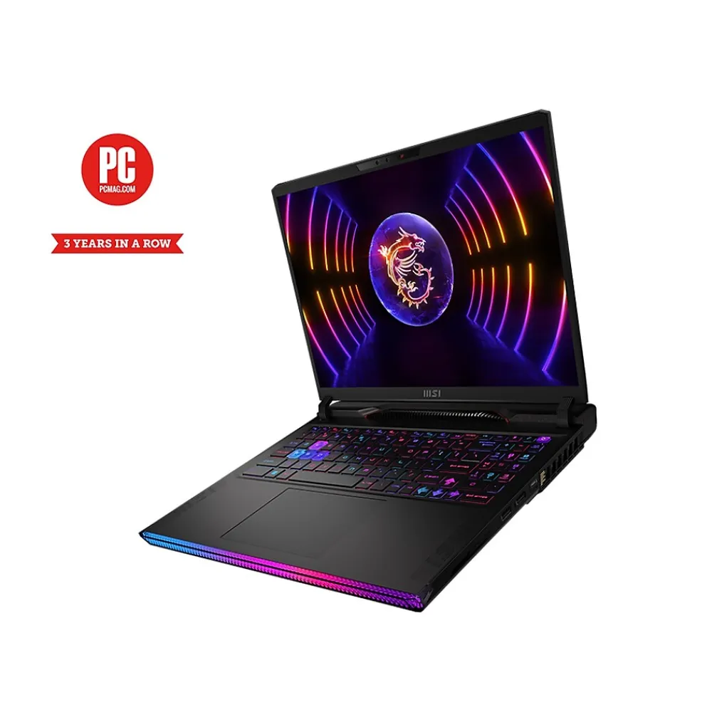Clearance MSI Raider GE68 HX 13VG-082US 16" Laptop, Intel Core i9-13980HX, 32GB Memory, 2TB SSD, Windows 11 Pro (RAIDERGE6813082)