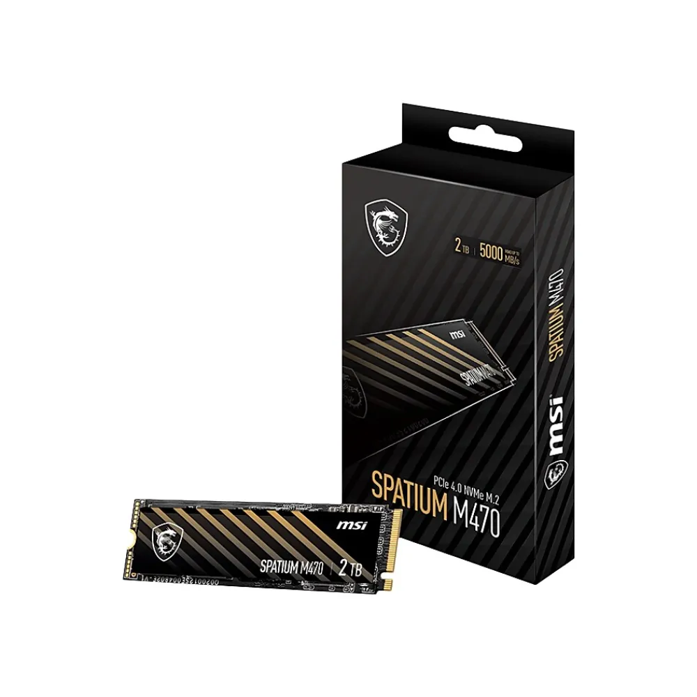 Discount MSI SPATIUM M470 1TB PCIe Gen 4 x4/NVMe 1.3 Internal Solid-State Drive (M470N1TB)
