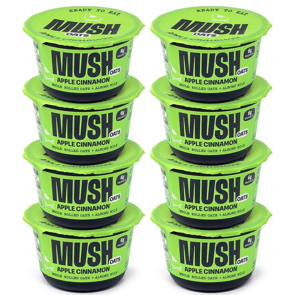 Mush Apple Cinnamon Overnight Oats, 5 oz., 8/Carton (357-00001)