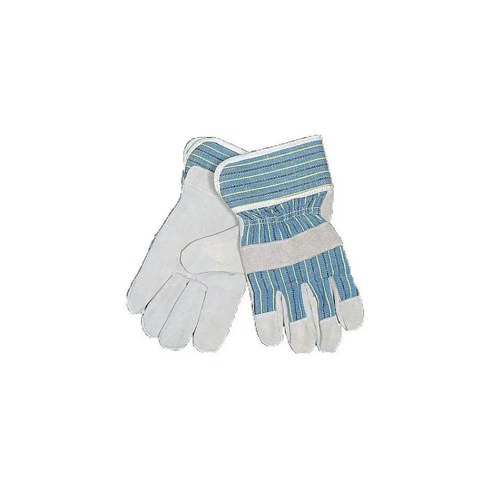 Mutual Industries Heavy-Duty Leather Palm Work Gloves