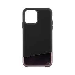 MVMT Duo MagSafe Snap-On Protective Case for iPhone 12/13 Pro Max, Black/Brown (IC7585M-3XR-BKX)