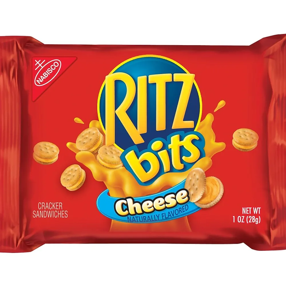 Ritz Nabisco Bits Cheese Cracker Sandwiches, 1 oz, 12/Pack (GEN00091)