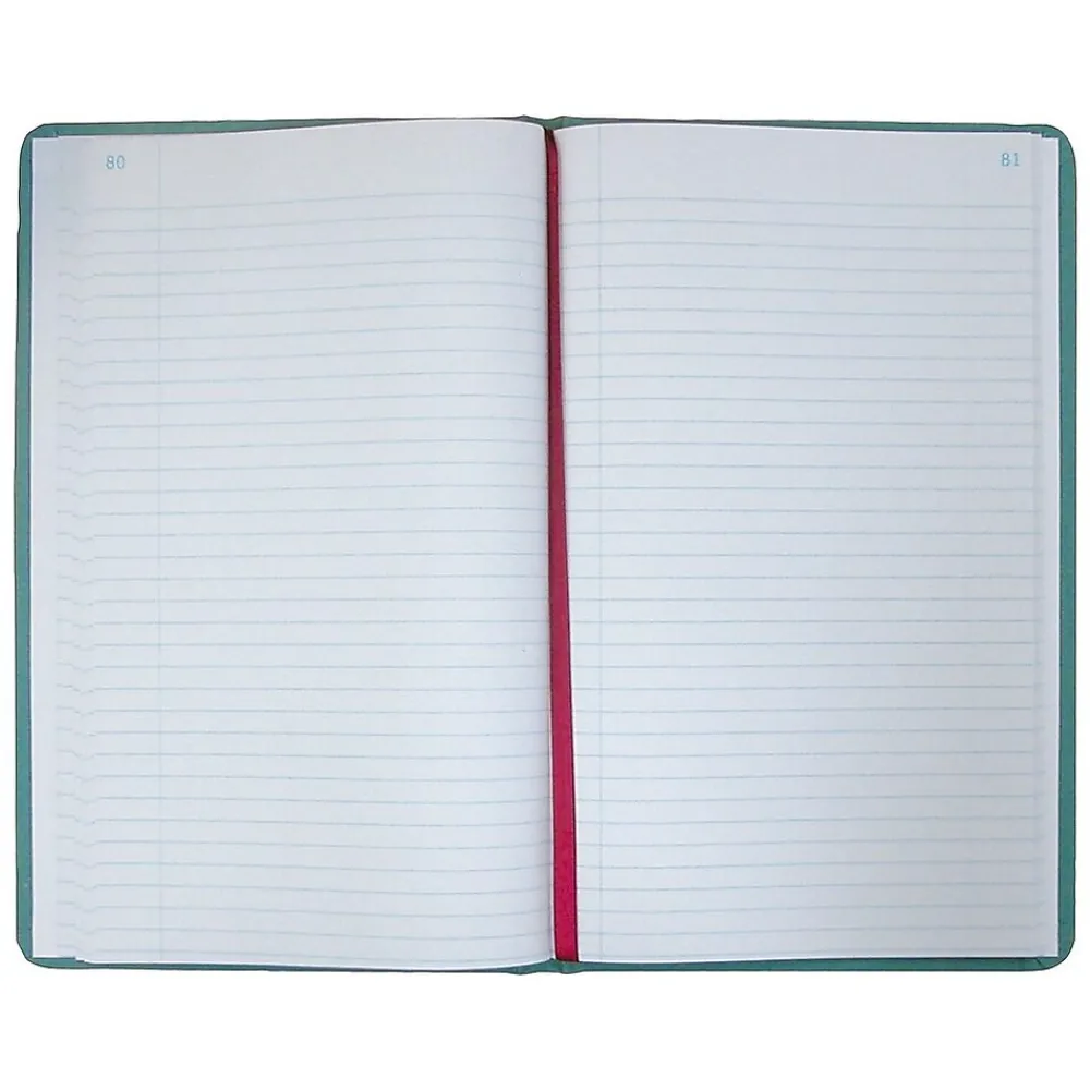 Accounting & Record Journals*National Brand Canvas Tuff Series Record Book, 7.63" x 12.13", Green, 150 Sheets/Book (A66300R)